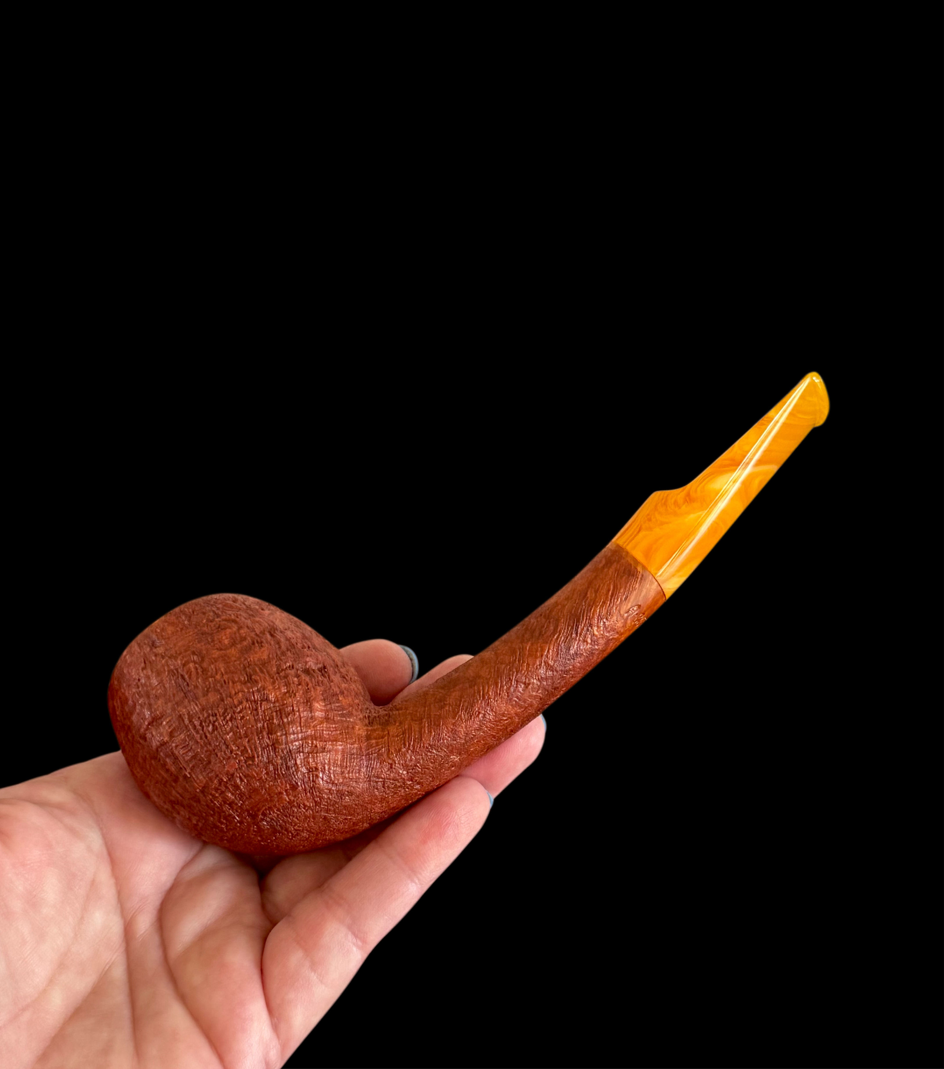 Bestik: Blasted Freehand with Italian lucite stem 