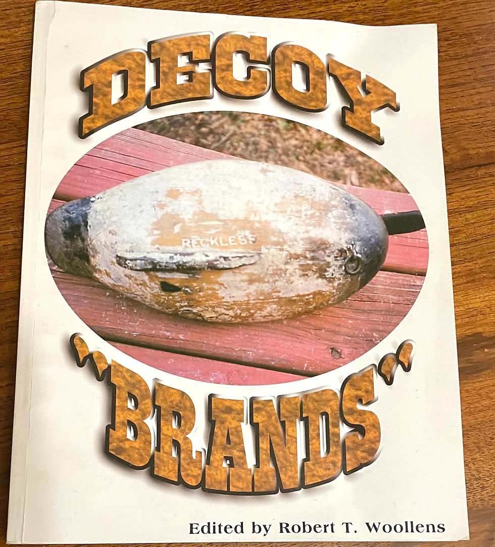 Thumbnail: SOLD Decoy “Brands” - Robert T. Woollens - Rare Decoy Collectors Reference Guide