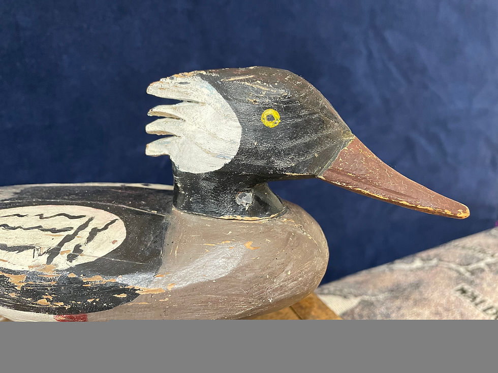 Thumbnail: SOLD Red Breasted Merganser by Doug Jester ca. 1950