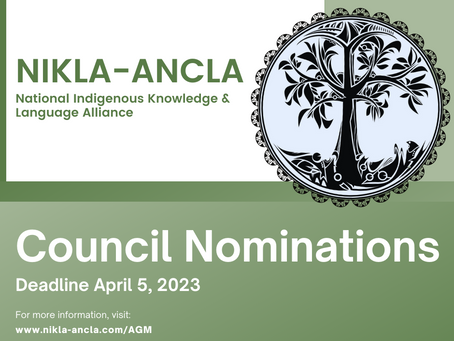 Council Nomination Deadline April 5