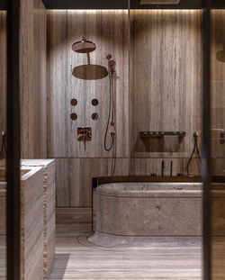 Travertin Volubilis brut pour salle de bain, pierre naturelle marocaine résistante et décorative pou