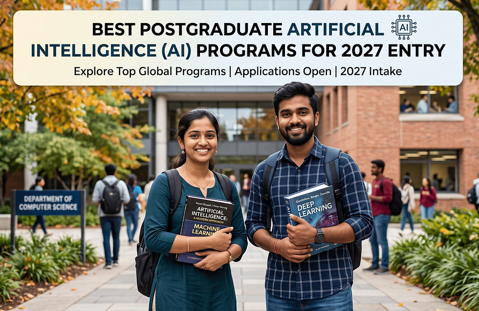 Best Masters in Artificial Intelligence (AI) Programs for 2027 Entry