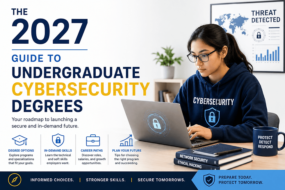 The 2027 Guide to Undergraduate Cybersecurity Degrees: Curricula, Entry Requirements and Global Careers