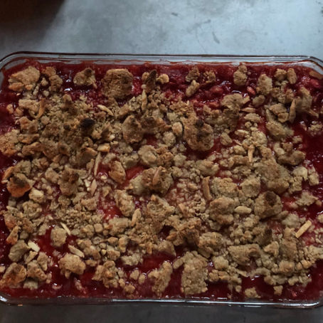 Strawberry Rhubarb Cobbler