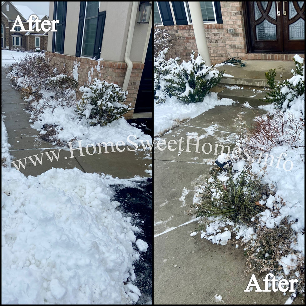 Snow Removal Services by Home Sweet Home quality cleaning services