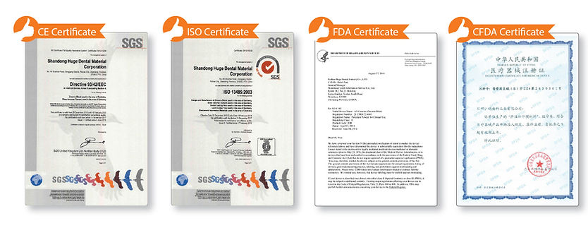 Dental Silicone Accreditations