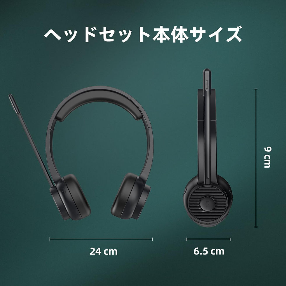 サムネイル： 業務用 ワイヤレスヘッドセット