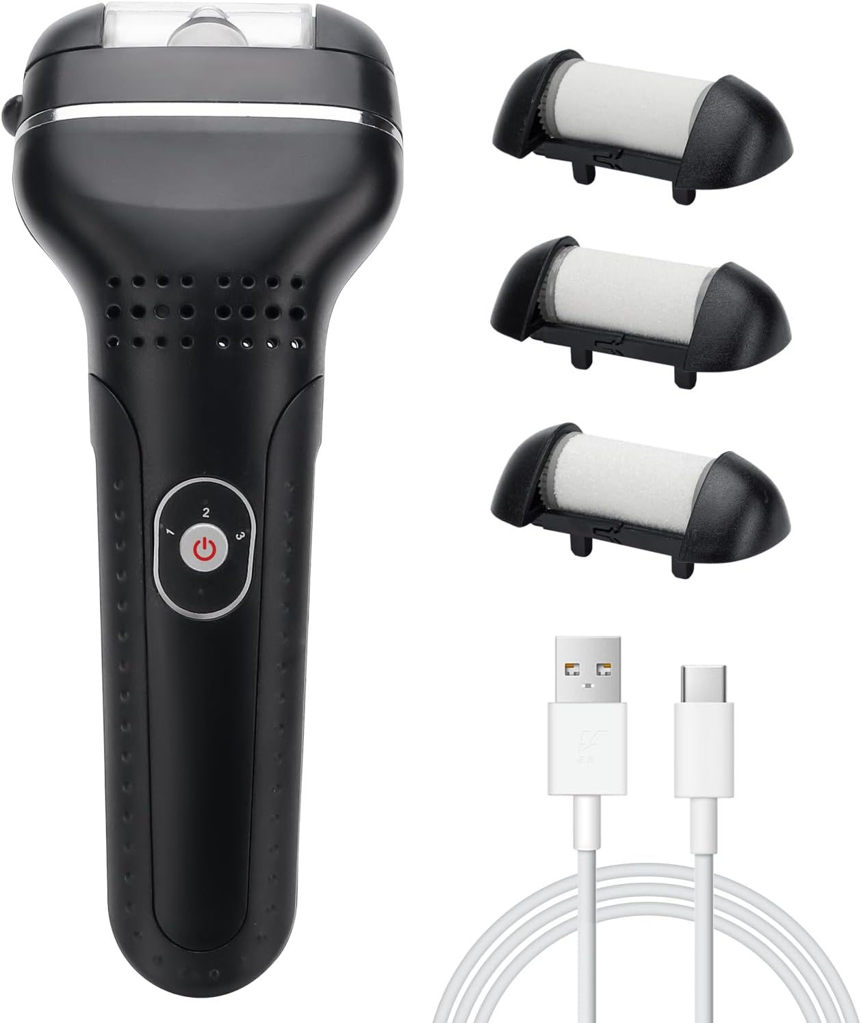 電動角質リムーバー USB充電式
