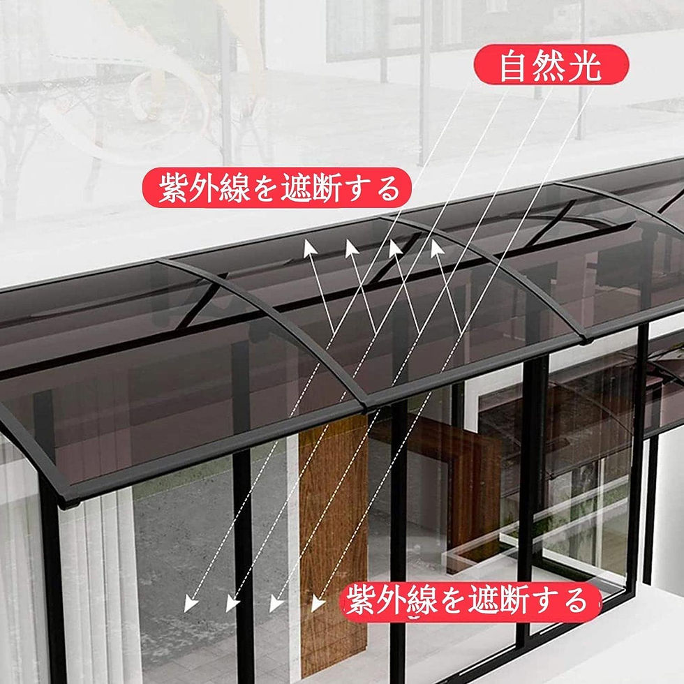 サムネイル： 屋根庇 ひさし 雨よけ