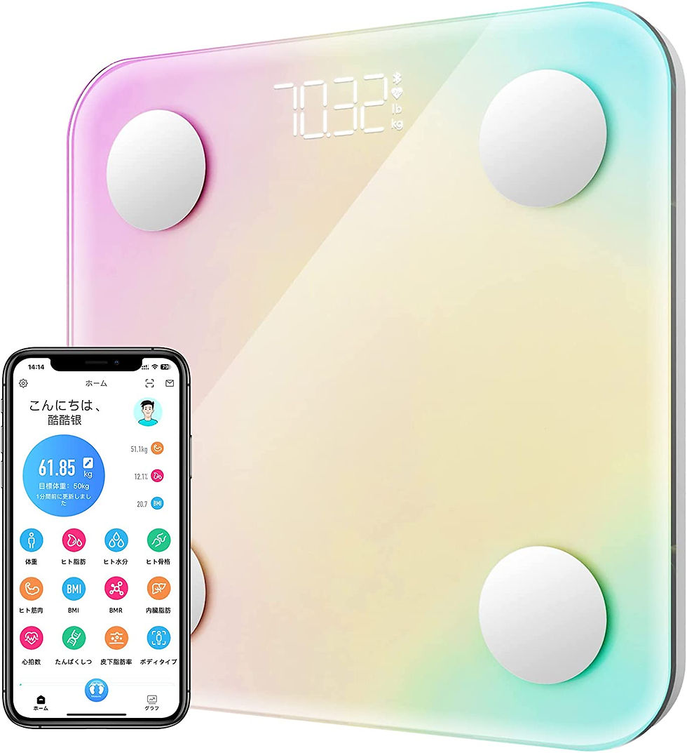 体重計 ヘルスメーター Bluetooth スマホ連動