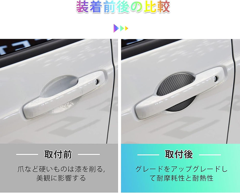 サムネイル： ワゴンRスマイル ドアハンドルプロテクター 車用
