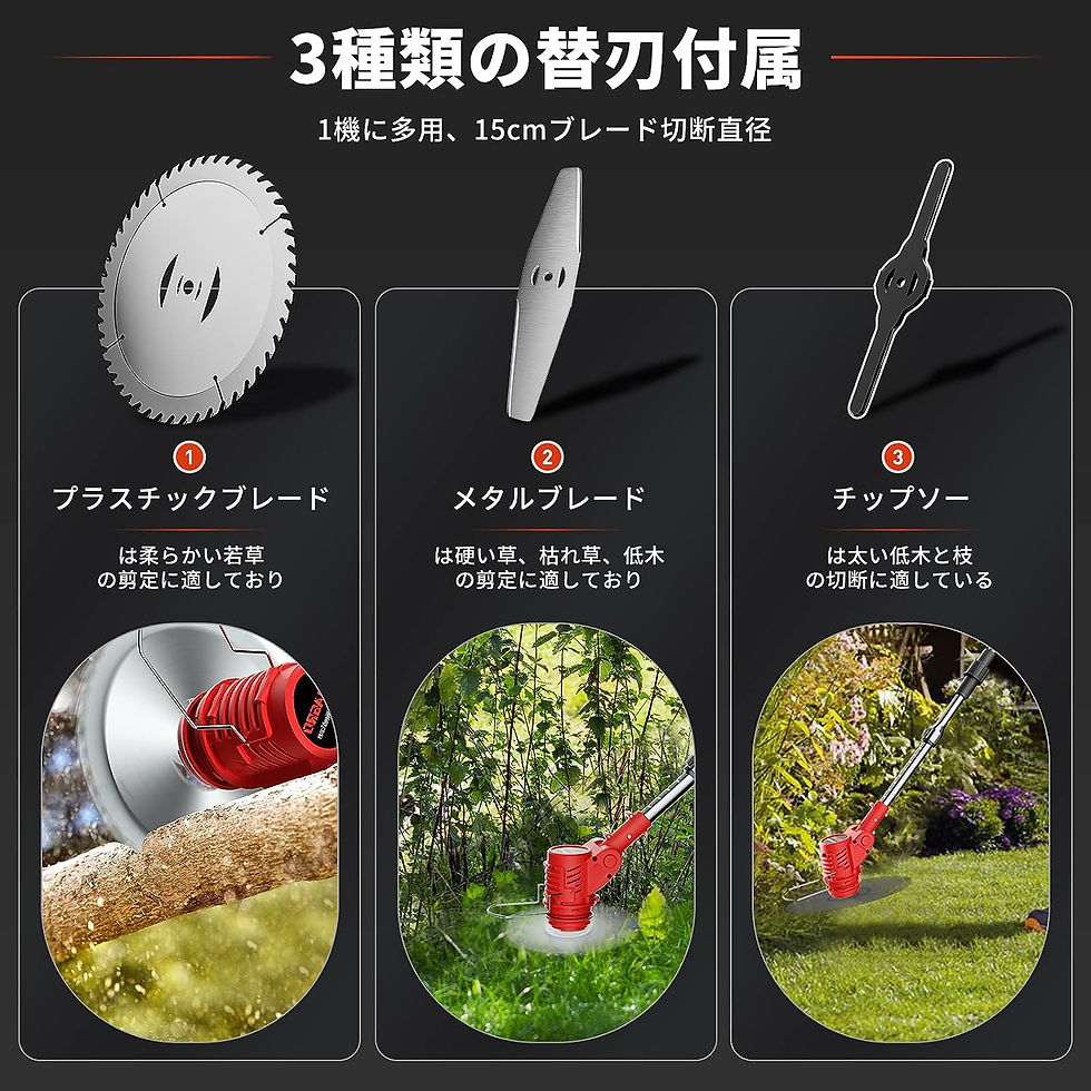 サムネイル： 草刈り機 充電式