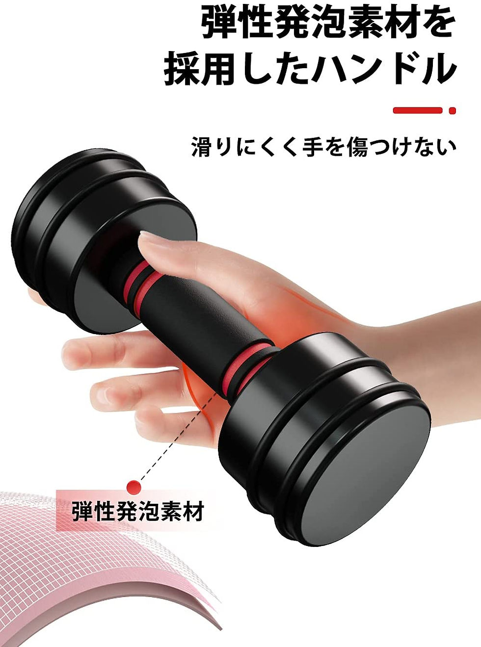 サムネイル： ダンベル 可変式 ブラック 5kg×2個