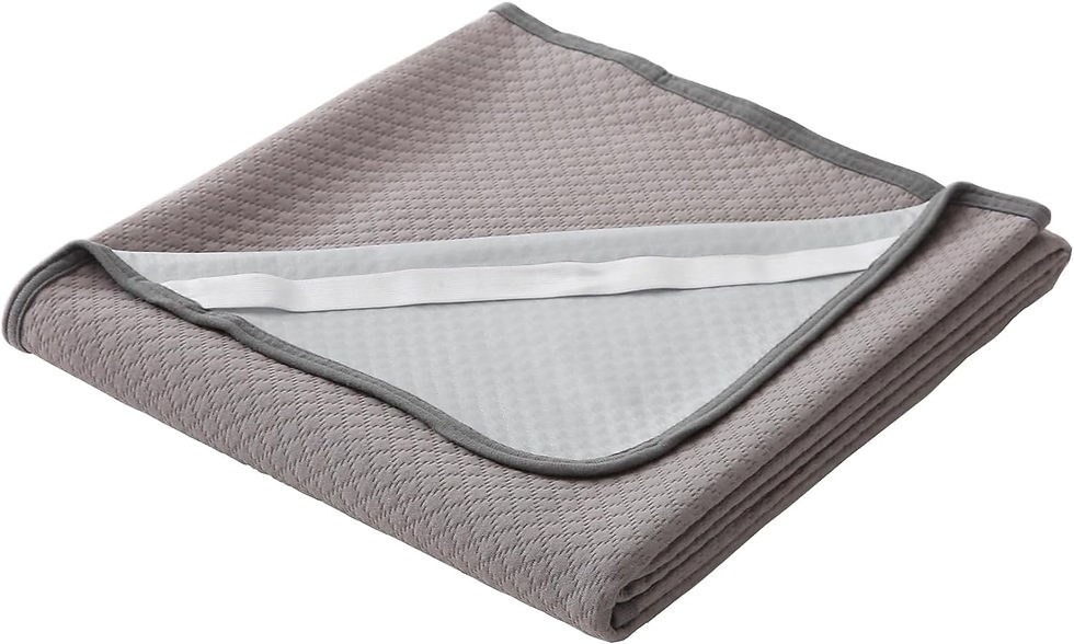 防水シーツ 綿100% 吸湿グレー