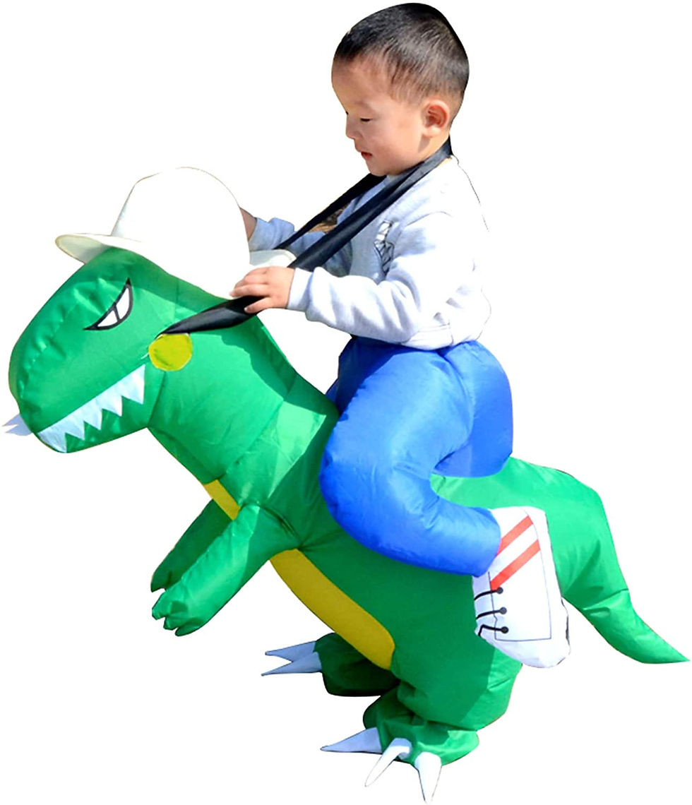 サムネイル： 恐竜着ぐるみ 膨張式