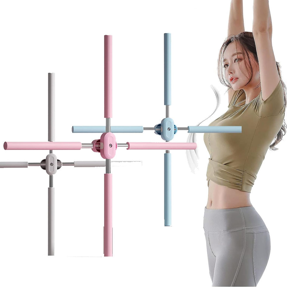 ヨガスティック ストレッチツール ヨガ形体棒(gray)