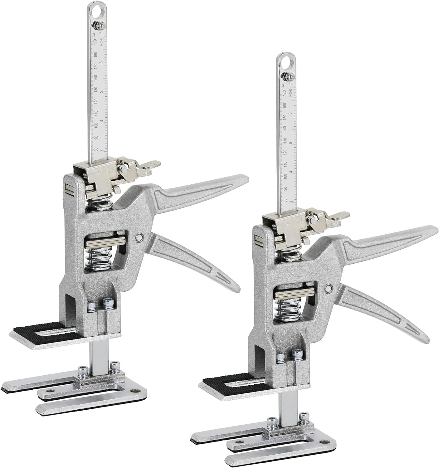 ツールジャッキスタンド 全金属 2個セット 滑り止めパッド付き