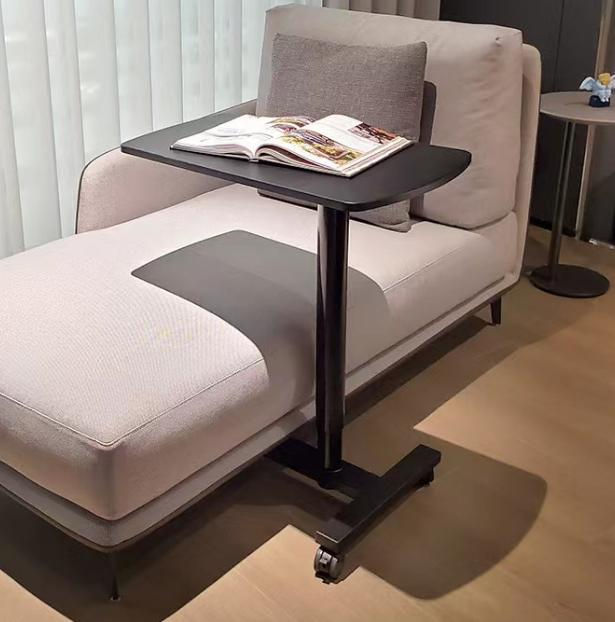 サイドテーブル (昇降式 ブラック)