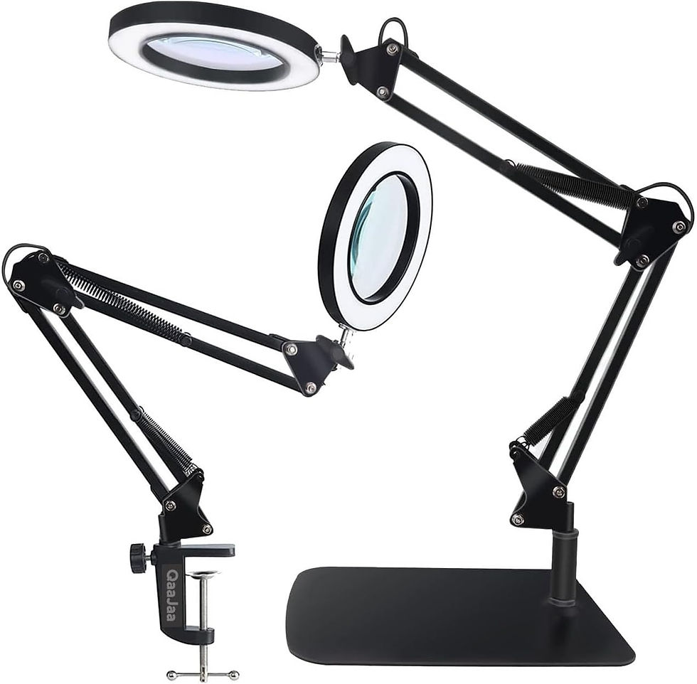 拡大鏡 スタンド ライト付き