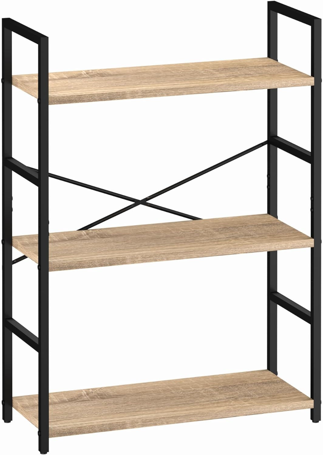 棚 ラック (可動棚-オーク, B3-58.5-23.5-80cm)