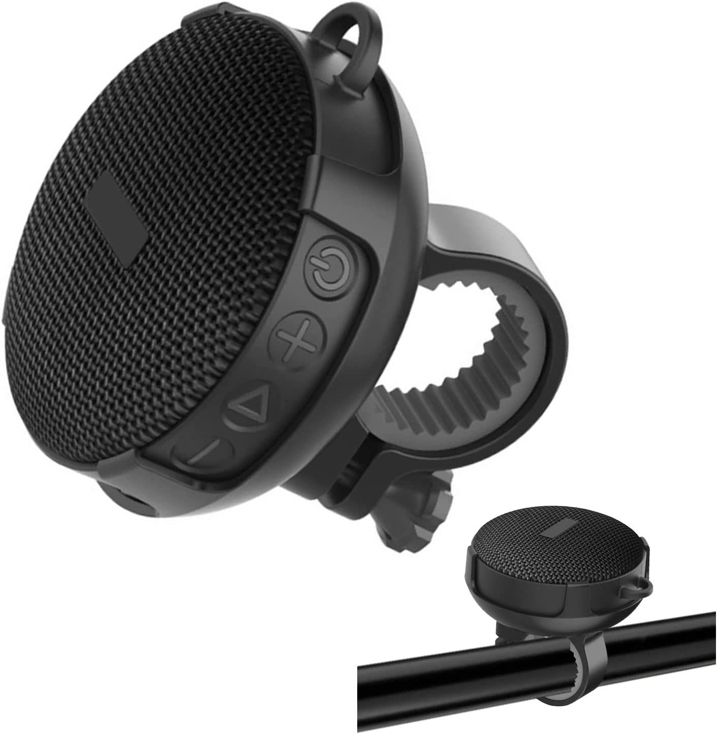 Bluetoothスピーカー ポータブル 自転車用 (ブラック)
