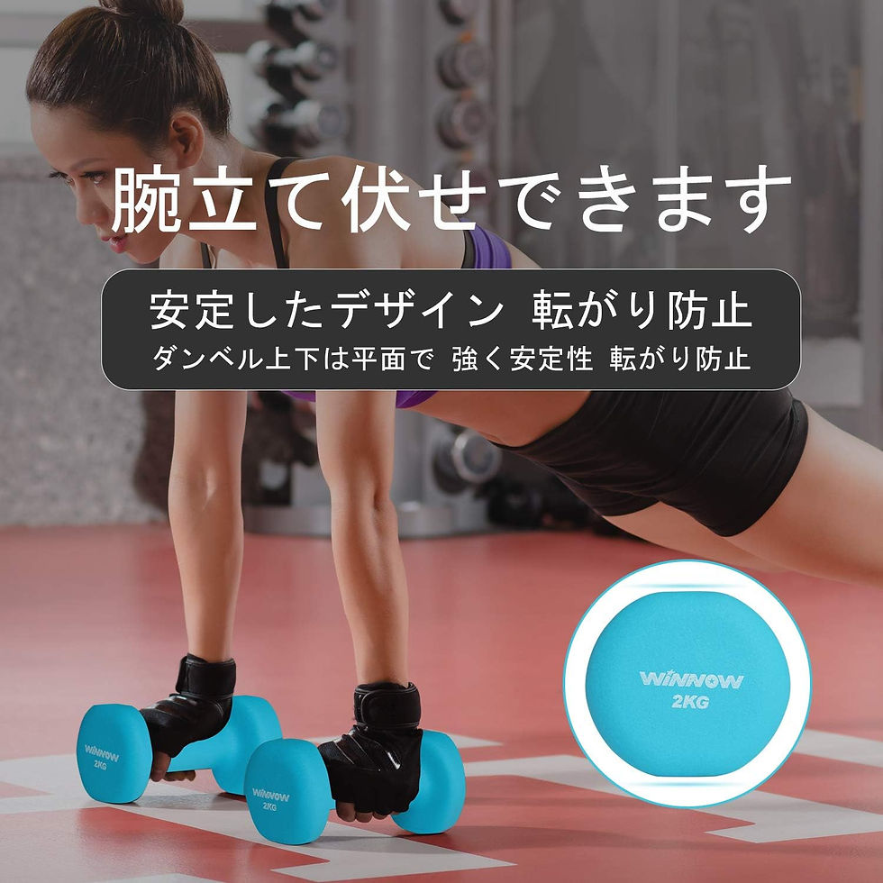 サムネイル： ダンベル【2個セット2kg】