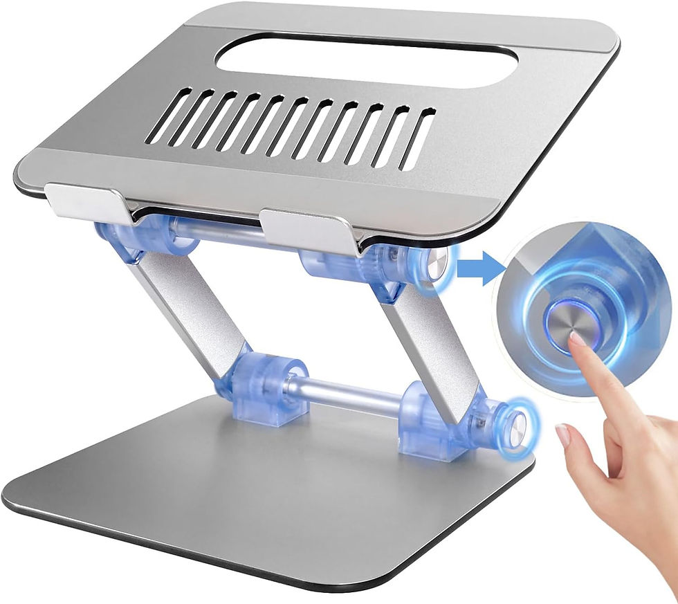 ボタン式調整 ノートパソコンスタンド