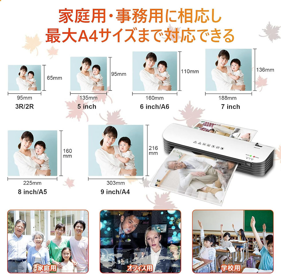 サムネイル： ラミネーター ラミネート