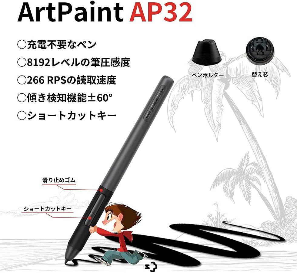 サムネイル： 液タブPD2200 21.5インチ 92%NTSC IPSフルラミネーションディスプレイ 傾き検知