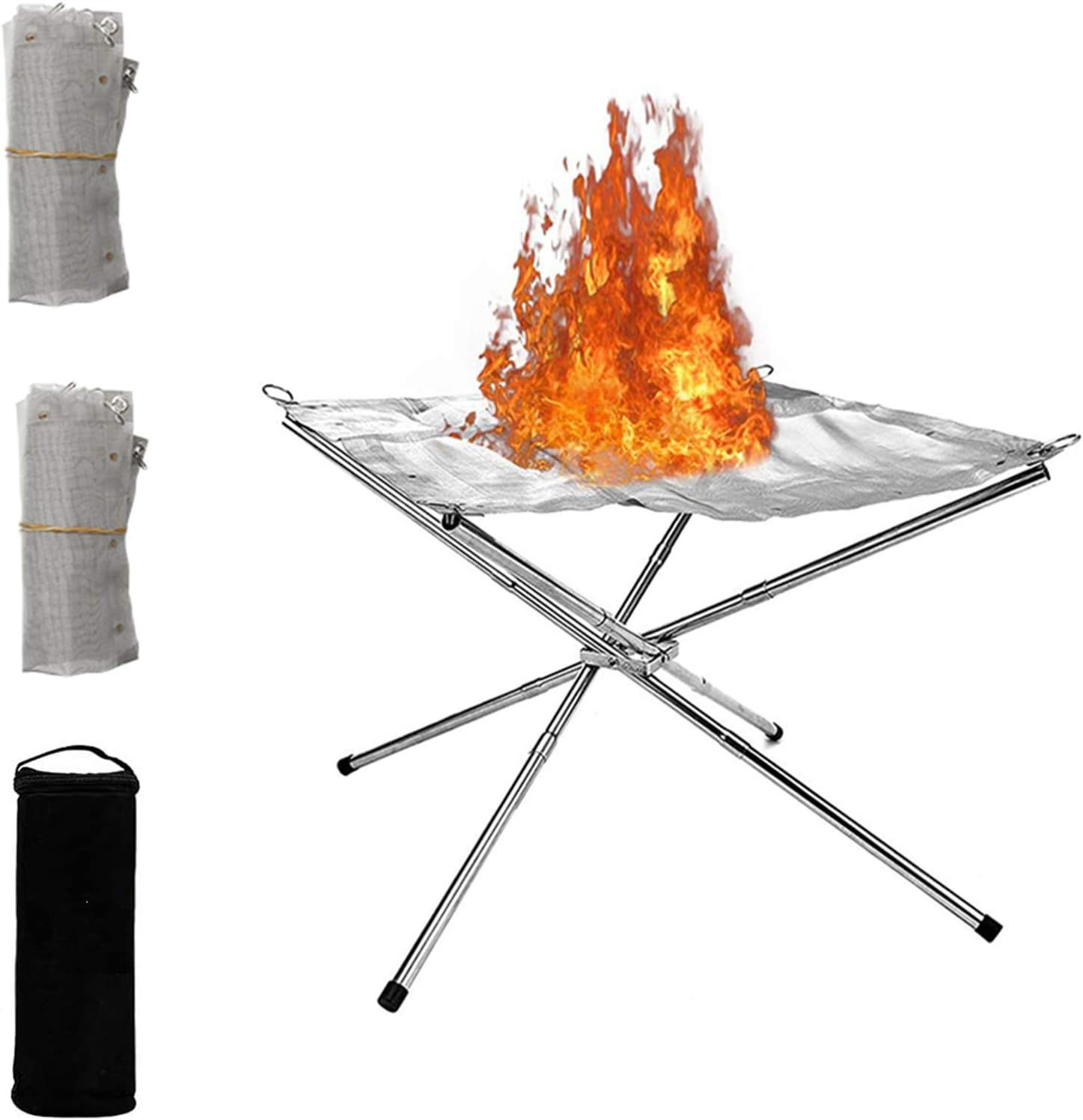 焚き火台 メッシュ 【2枚】付き