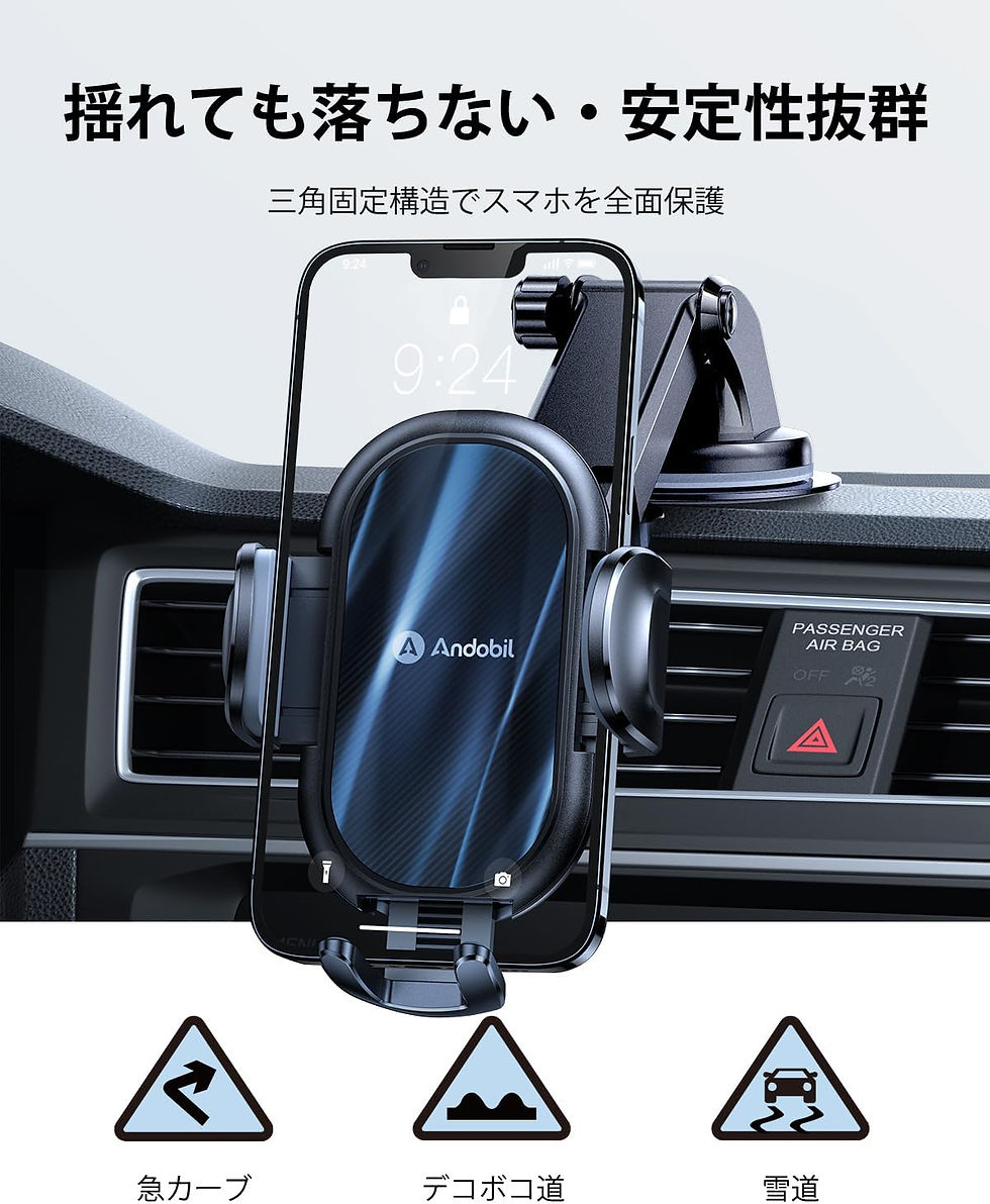 サムネイル： スマホホルダー 車 スマホスタンド