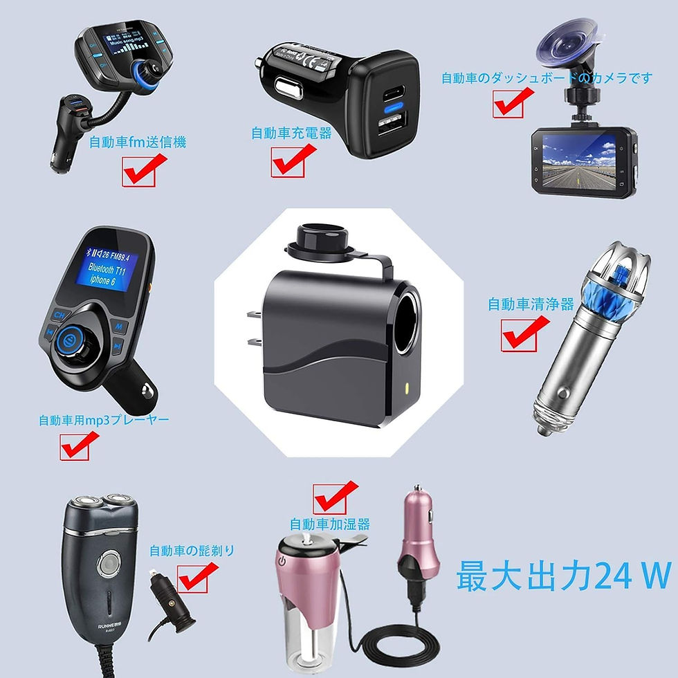 サムネイル： USB充電器