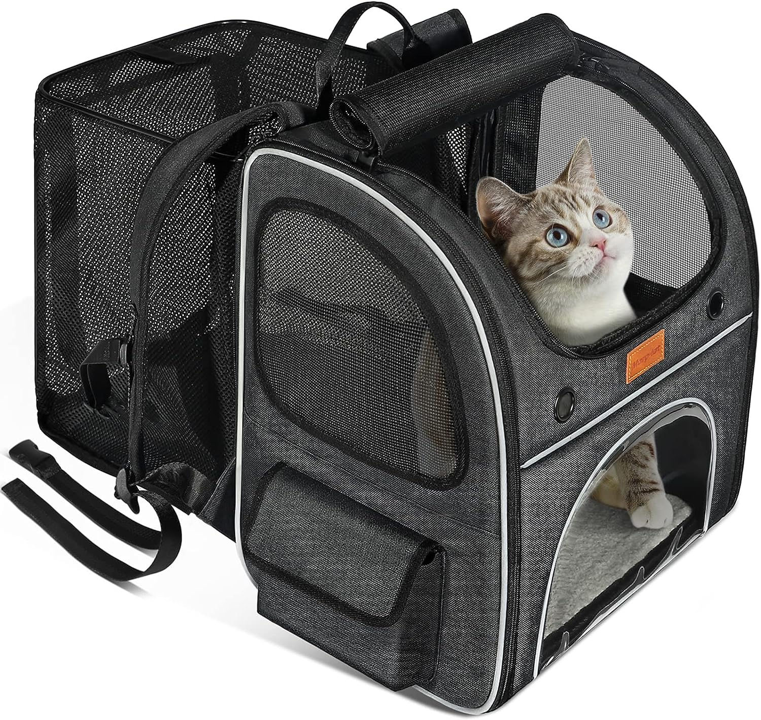 猫 キャリー バッグ 四面拡張可能