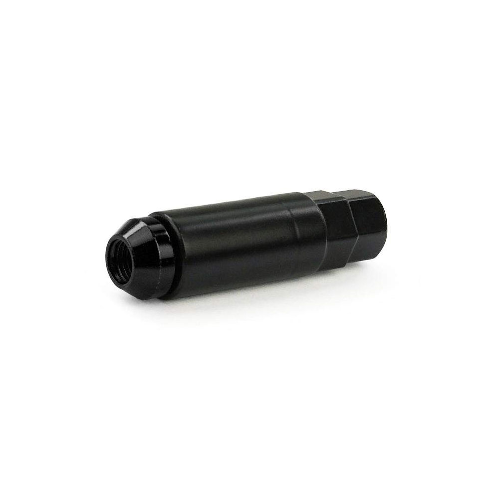 サムネイル： ホイールナット M12x1.5 スチール製  20個セット（M12 x P1.5,黒）