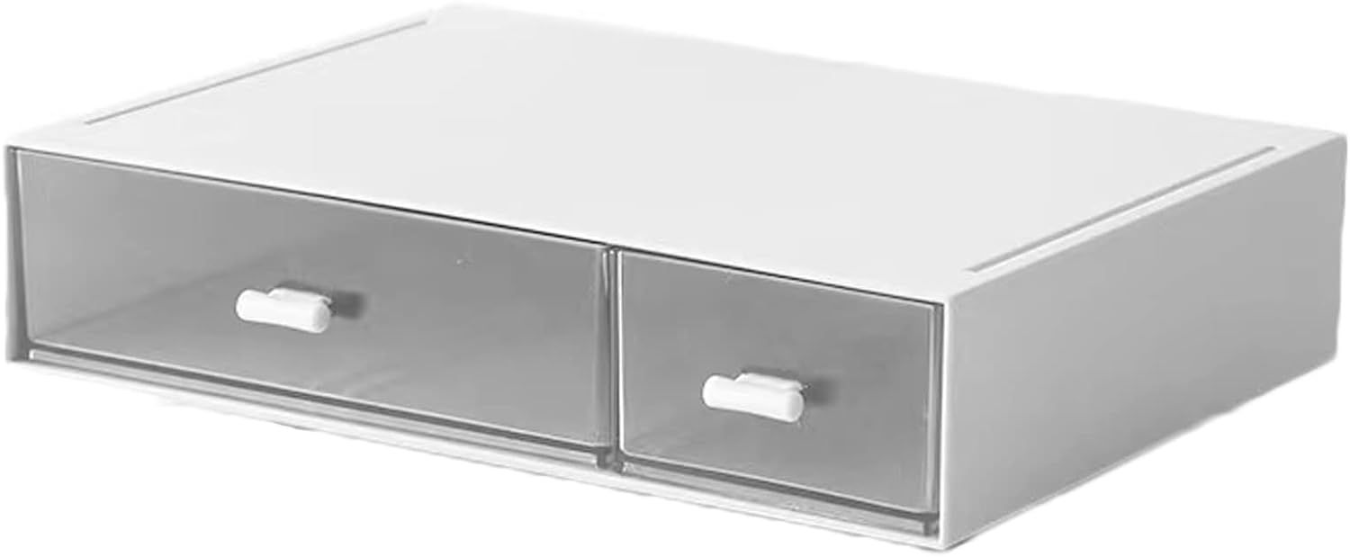 卓上 収納ケース(22.7cm-2引出し)