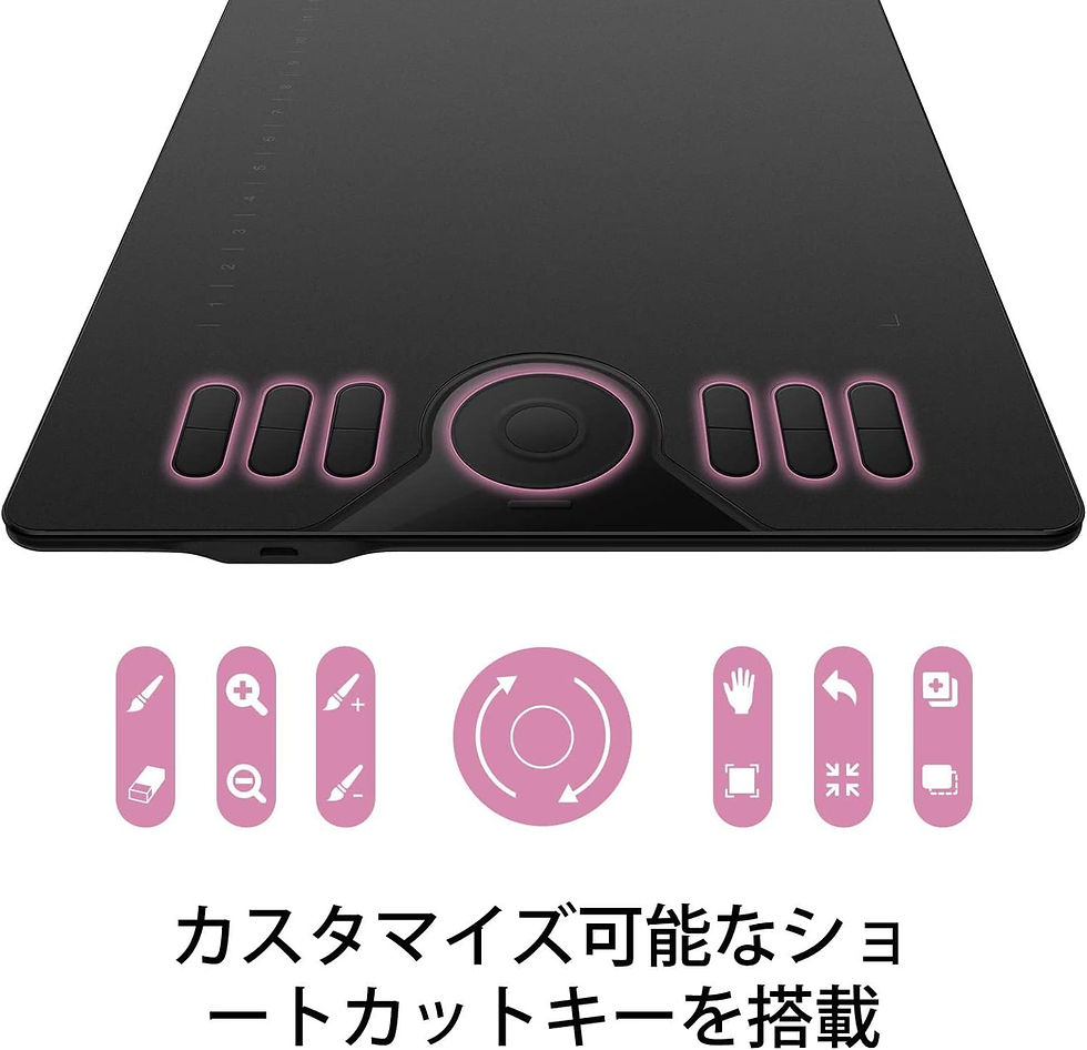 サムネイル： ペンタブレット ペンタブ 10×6.25インチ