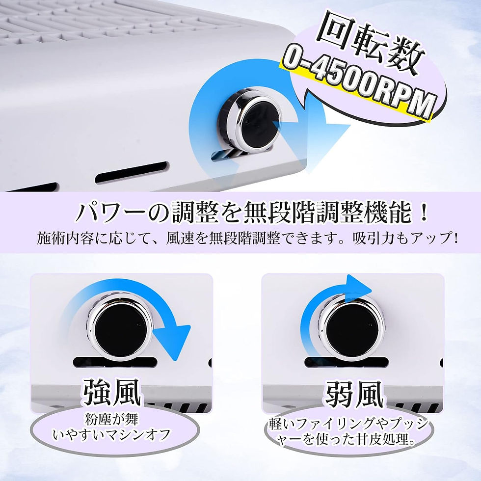 サムネイル： ネイル 集塵機 80W