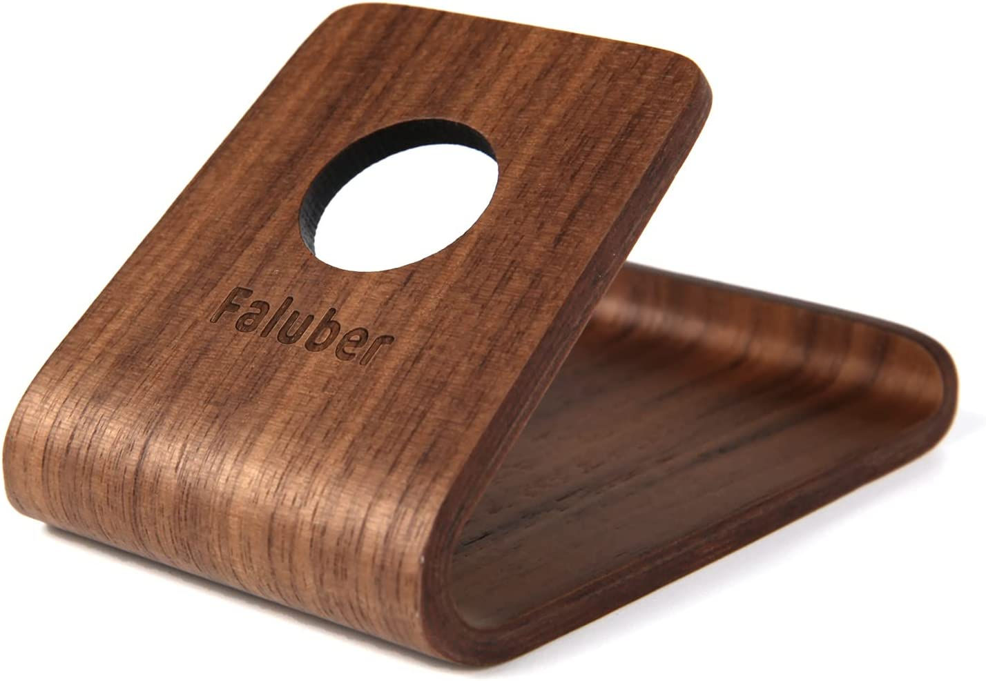 木製スマホスタンド ウォルナットの天然木製