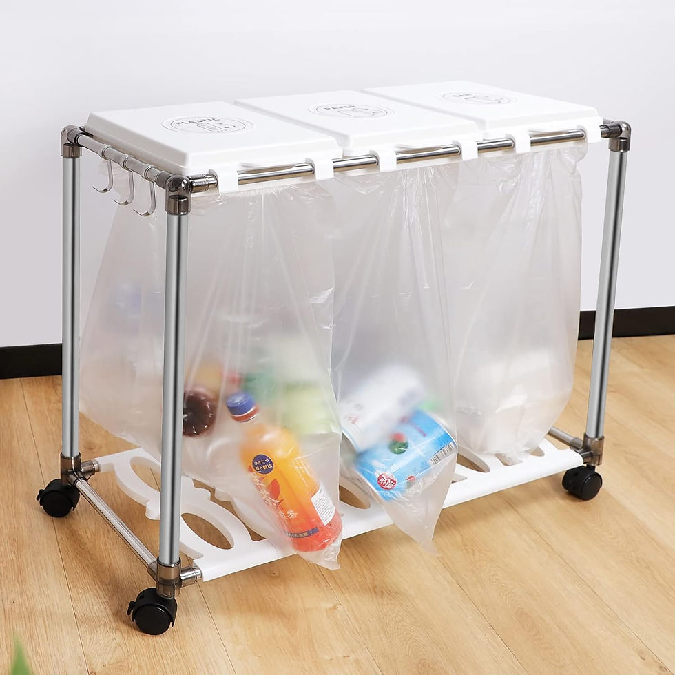 【30L×3分別】ゴミ袋ホルダー 分別 ゴミ箱 キャスター付き