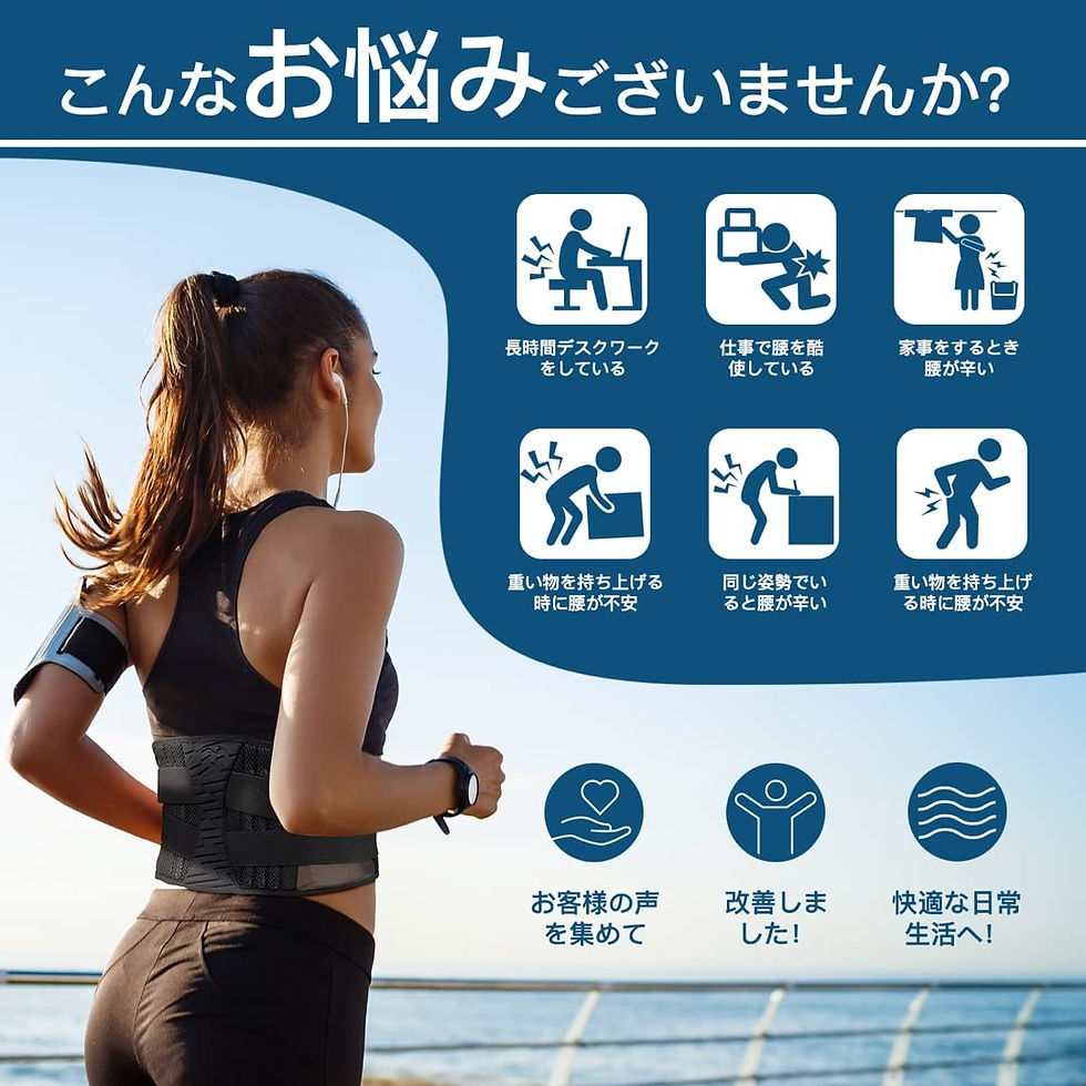 サムネイル： 腰 サポーター 腰用ベルト