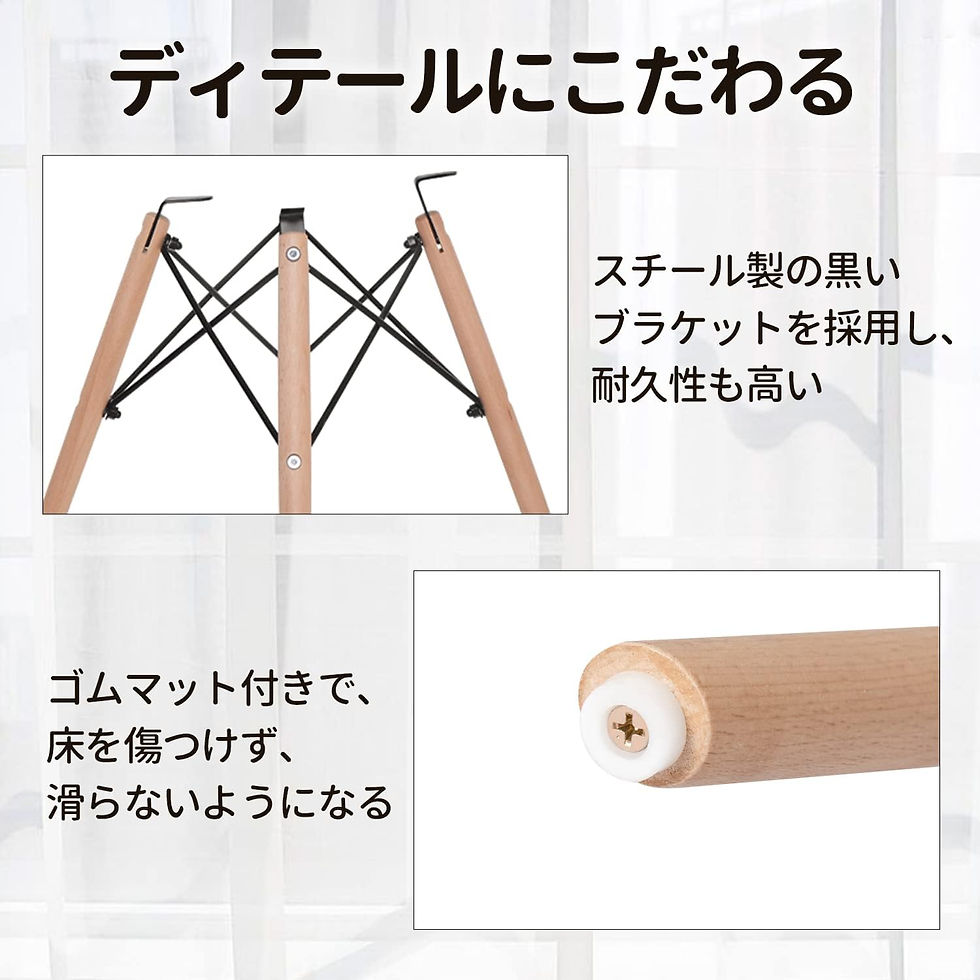 サムネイル： ダイニングチェア イームズチェア ４脚セット