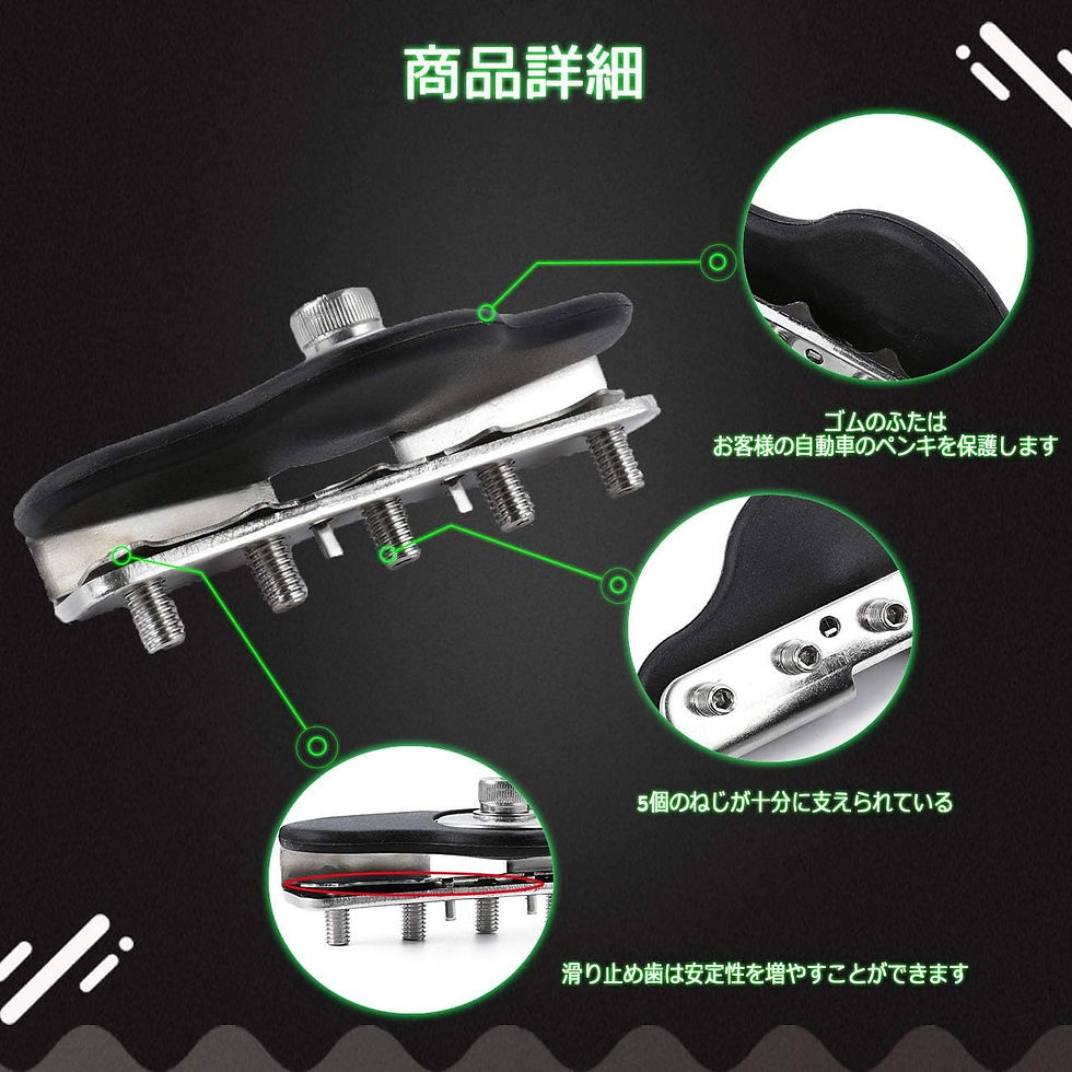 サムネイル： フォグランプ ステー バイク ブラケット ステンレス 挟み込み