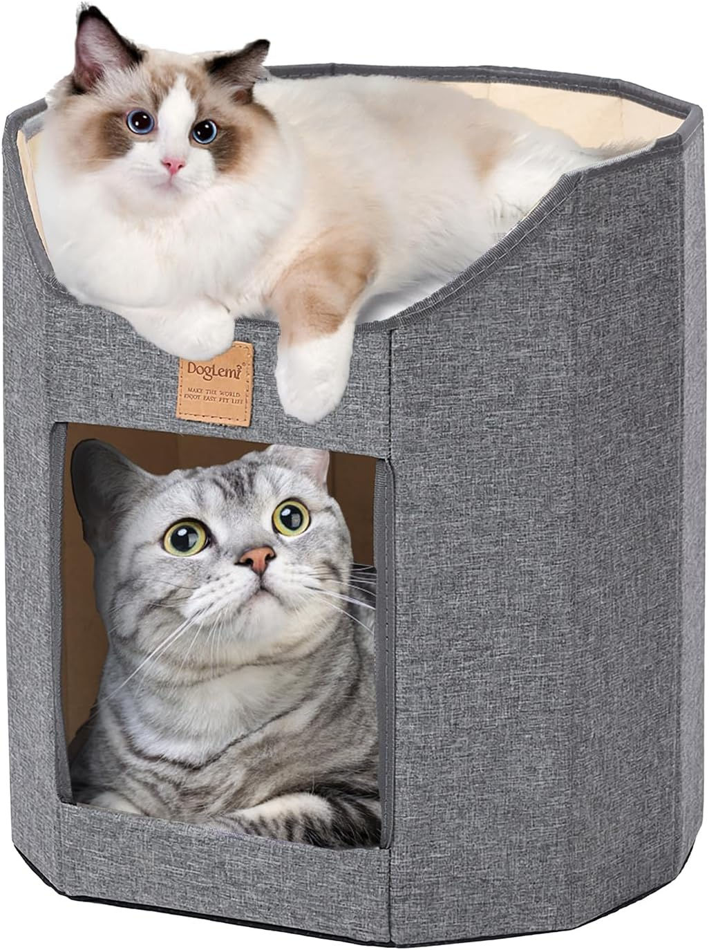 猫 ハウス 冬 2段 折りたたみ式