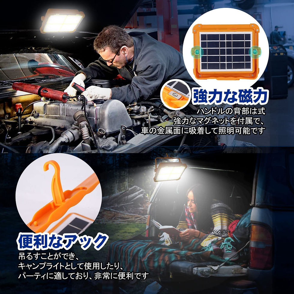 サムネイル： 投光器 led  充電式