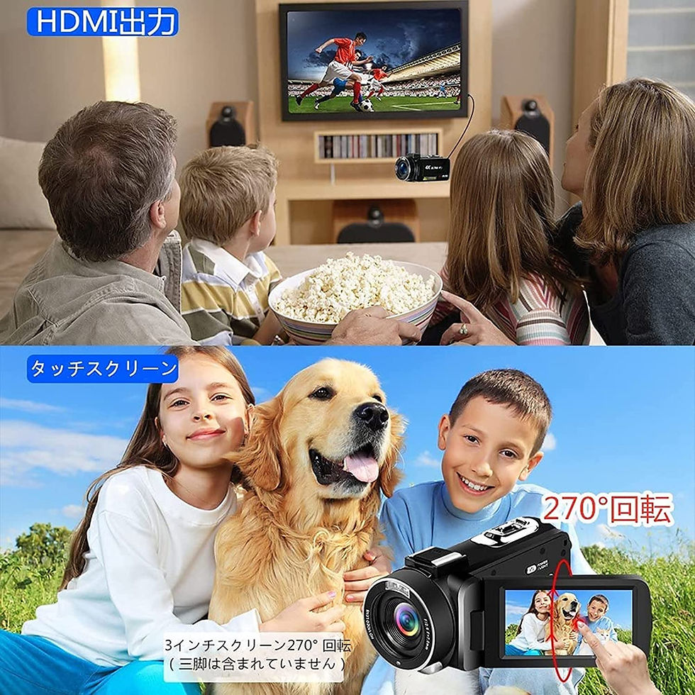 サムネイル： ビデオカメラ 4K