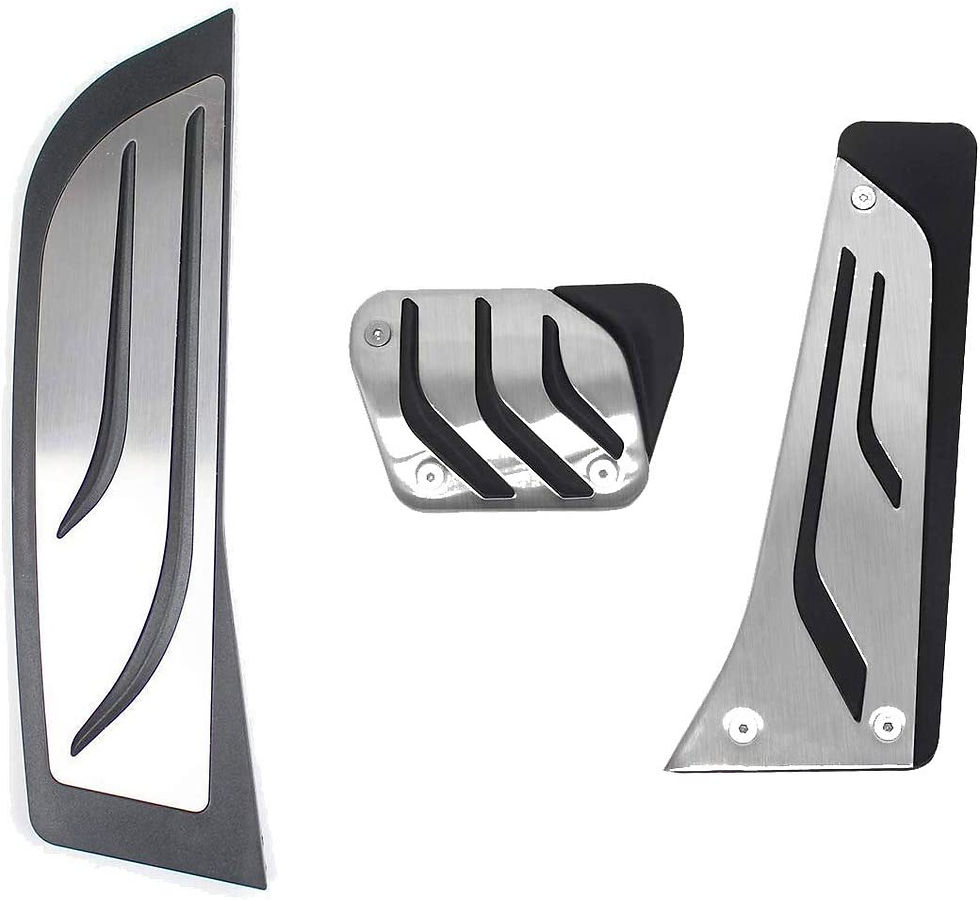 右ハンドル専用 フットレスト ペダル カバー 3点セット