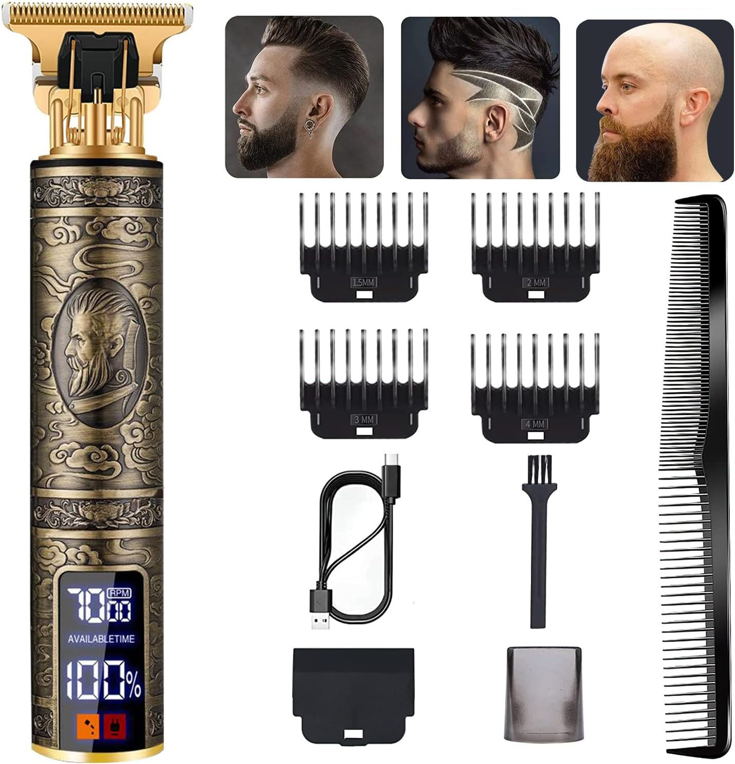 バリカン 電動 ヘアカッター 散髪用