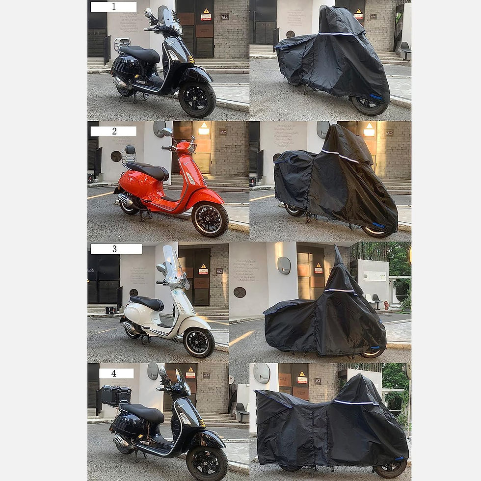 サムネイル： ブラック トバイクカバー