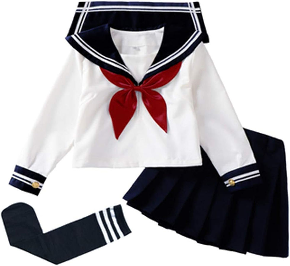 サムネイル： 長袖制服セーラー服 コスプレ 子供男女兼用シャツ