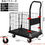 サムネイル： カゴ台車 73x48CM 耐荷重400KG 大型折りたたみ手押し平台車
